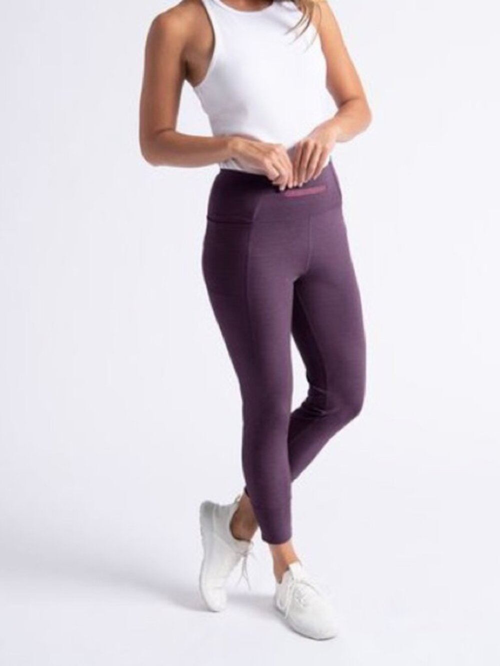 New Betabrand Boysenberry Fully Charged Leggings XLarge Short Petite